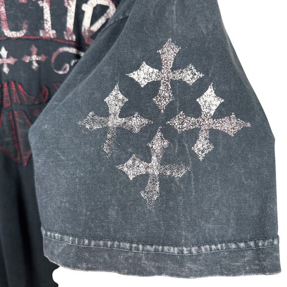 Affliction Voodoo T-Shirt | Black | Sz 2X | MMA Streetwear - Picture 4 of 5